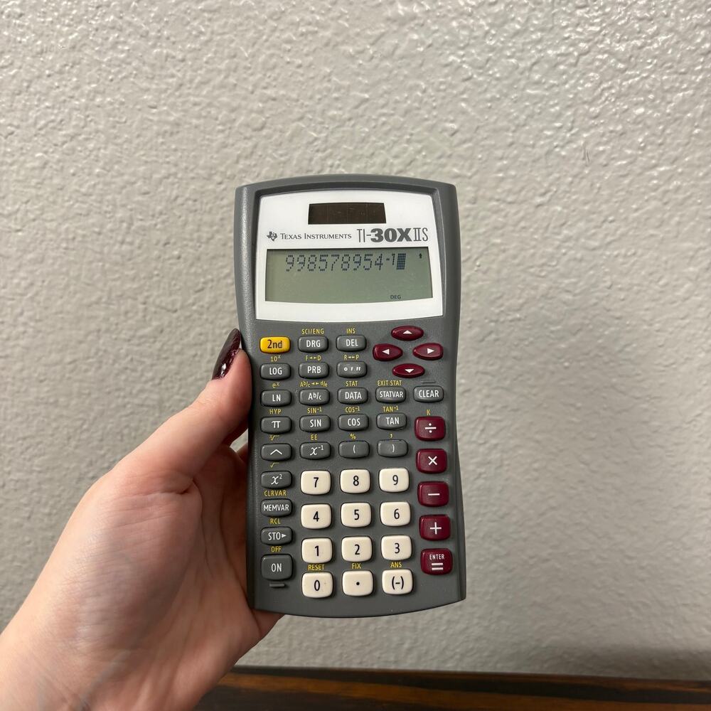 TI Texas Instruments 30xiis Calculator Handheld Math Small - Picture 2 of 5